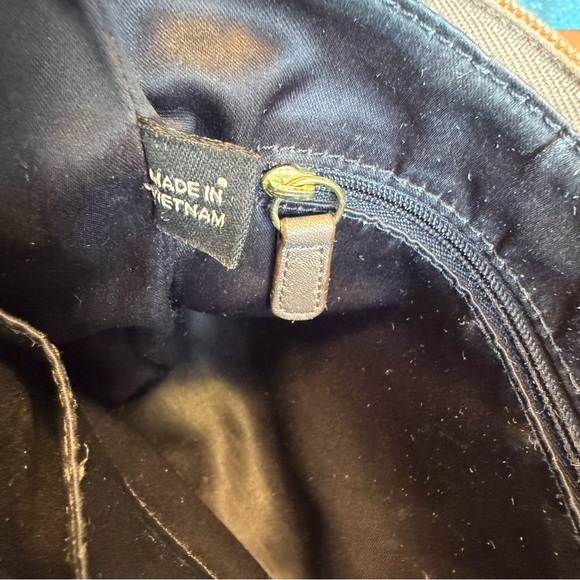 Coach Ashley Vintage Y2K Metallic Bronze Pleated Leather East/West Duffle (GUC) - Picture 2 of 14